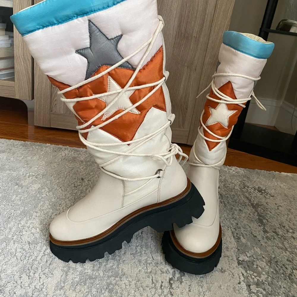 NWOT‎ Free People Montrose Puffer Boots Size 38